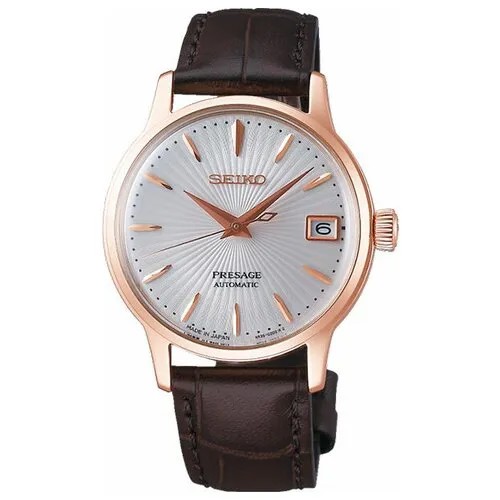 Наручные часы SEIKO Наручные часы Seiko SRP852J1, золотой, коричневый
