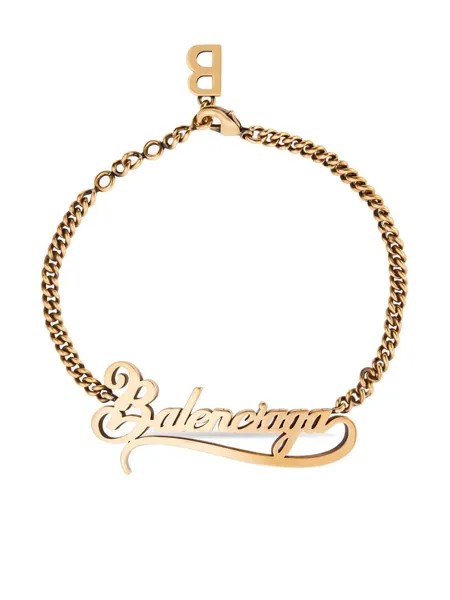 Balenciaga браслет Valentine Typo с логотипом