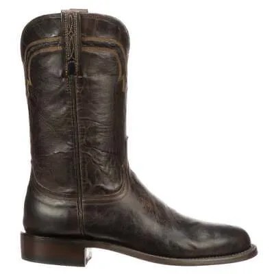 Мужские классические ботинки Lucchese Jasper Mad Dog Goat Round Toe Cowboy Размер 9 D T0122-C