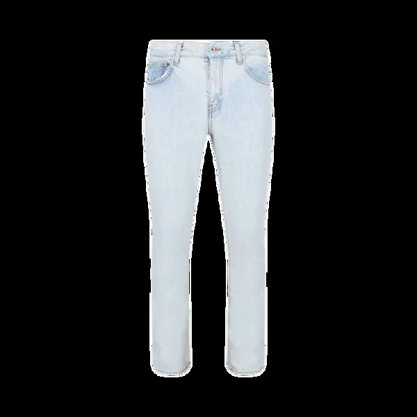 Джинсы Off-White Diag Pocket Skinny 'Light Blue', синий