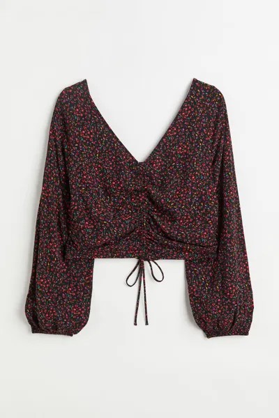 Топ женский H&M 1087112001 черный 4XL (доставка из-за рубежа)
