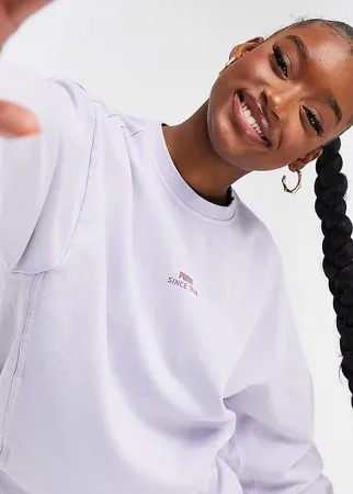 Светло-сиреневый выбеленный свитшот PUMA – эксклюзивно для ASOS-Фиолетовый цвет