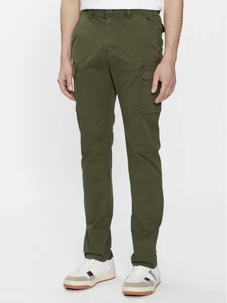 Тканевые брюки стандартного кроя Napapijri, зеленый