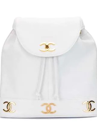 Chanel Pre-Owned рюкзак Triple 1992-го года с логотипом CC