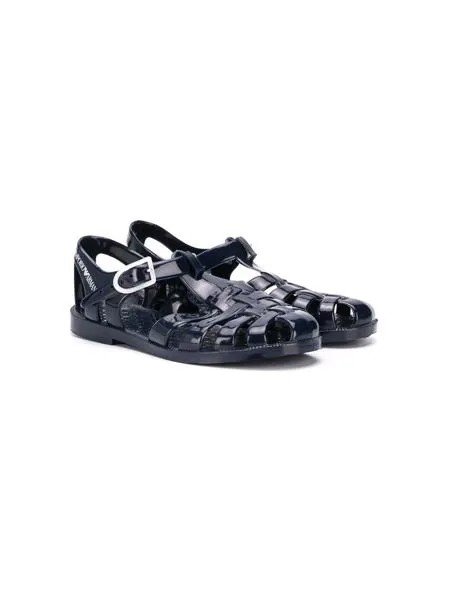 Emporio Armani Kids сандалии с ремешками