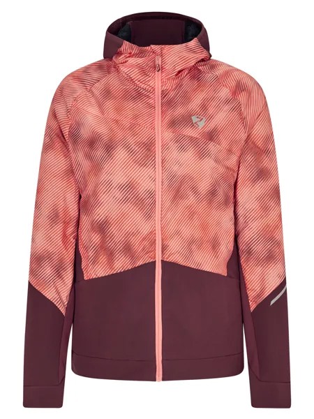 Куртка софтшелл Ziener NAKIMA, цвет pink stripe print