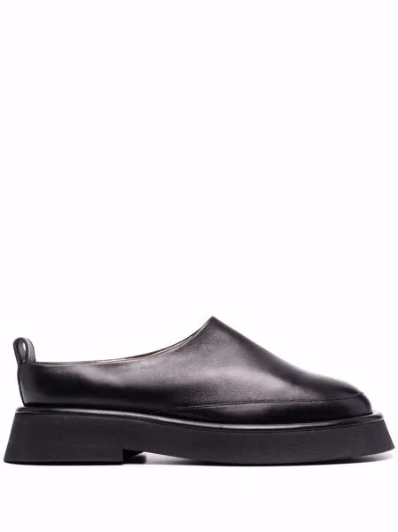 Wandler leather slip-on loafers