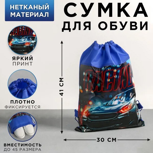 Сумка для обуви racing, 41х30х0,5 см
