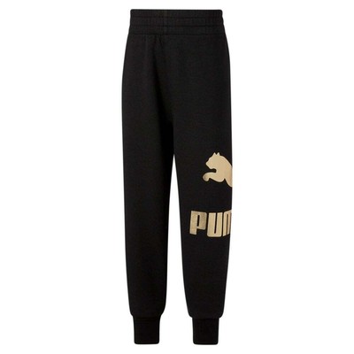 Черные повседневные спортивные штаны Puma Hoops Hooks Joggers Youth Boys для мальчиков 858353-01