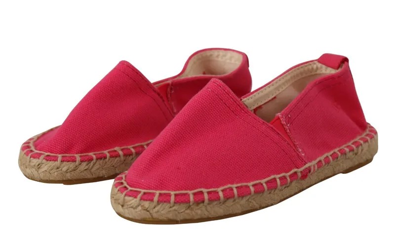DOLCE - GABBANA Детская обувь Розовые парусиновые эспадрильи без шнуровки s.EU27 / US10 350 долларов США