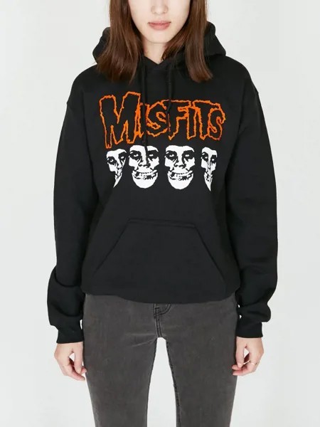 Худи женское OBEYxMISFITS Fiend Skulls Black