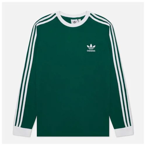 Мужской лонгслив adidas Originals Adicolor Classics 3-Stripes зелёный, Размер M