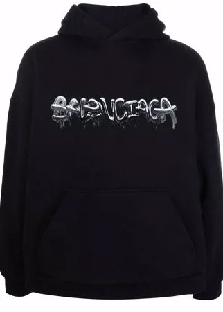 Balenciaga худи Slime с логотипом