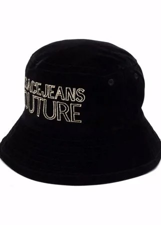 Versace Jeans Couture панама с вышитым логотипом