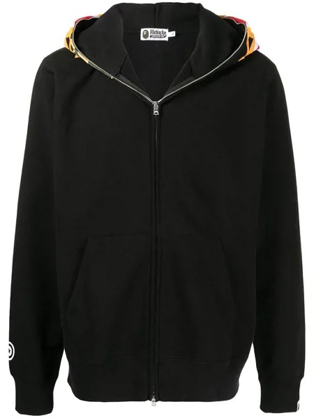 A BATHING APE® Tiger graphic zip-front hoodie