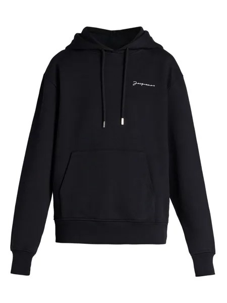 Худи с вышитым логотипом Jacquemus, черный