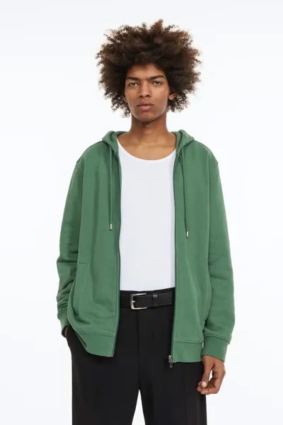 Толстовка мужская H&M 0852614022 зеленая 3XL (доставка из-за рубежа)