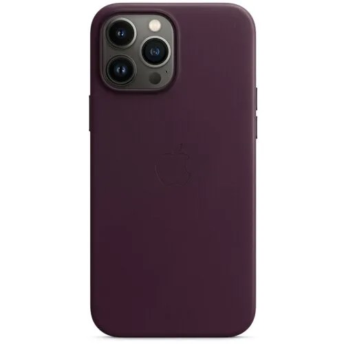 Чехол Apple iPhone 13 Pro Max Leather Case with MagSafe - Dark Cherry MM1M3FE/A