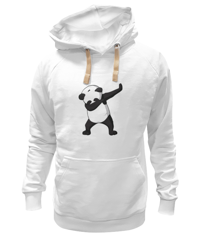 Худи Printio Панда белое 2XL
