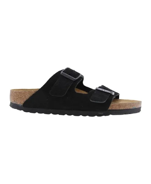 Удобные тапочки с узлами на каждый день. Birkenstock, черный
