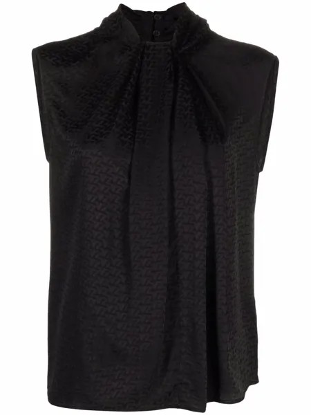 Zadig&Voltaire блузка с высоким воротником