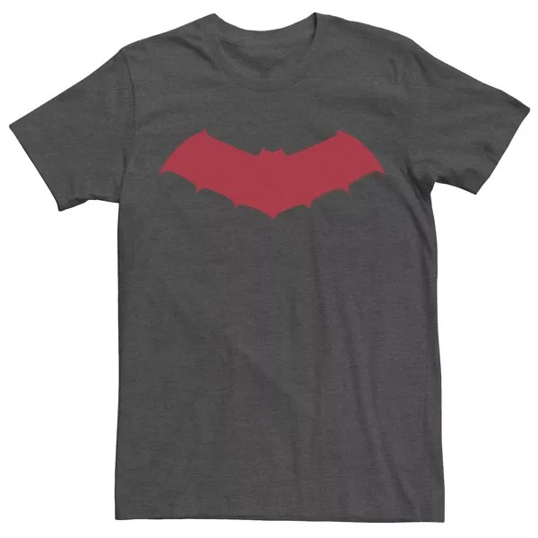 Мужская красная футболка с логотипом на груди Бэтмена DC Comics