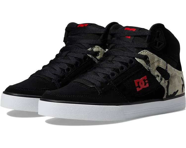 Кроссовки DC Pure High-Top WC, цвет Astro Camo Black