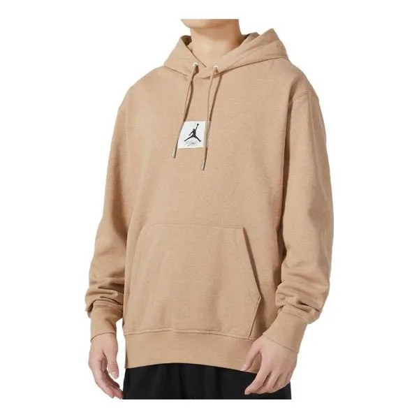 Толстовка Air Jordan Essential Fleece Hoodie 'Hemp', цвет hemp/htr/(sail)