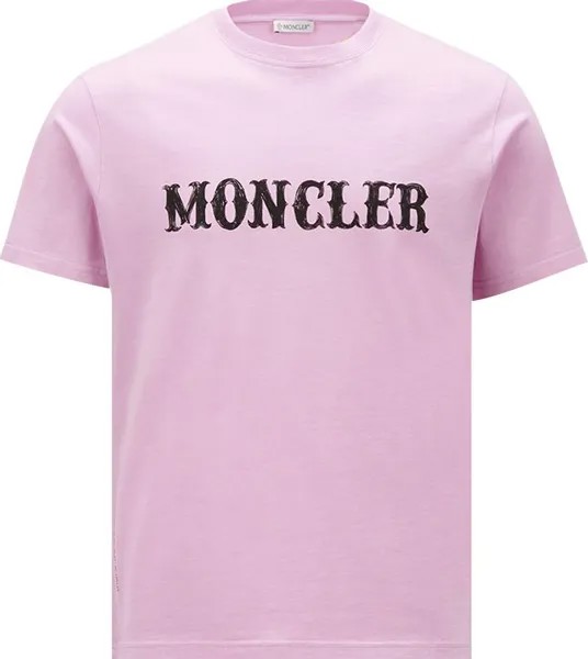 Футболка Moncler Genius Short-Sleeve T-Shirt 'Pink', розовый