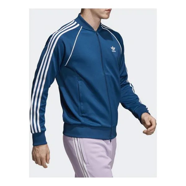 Куртка Men's adidas originals Zipper Sports Jacket, индиго