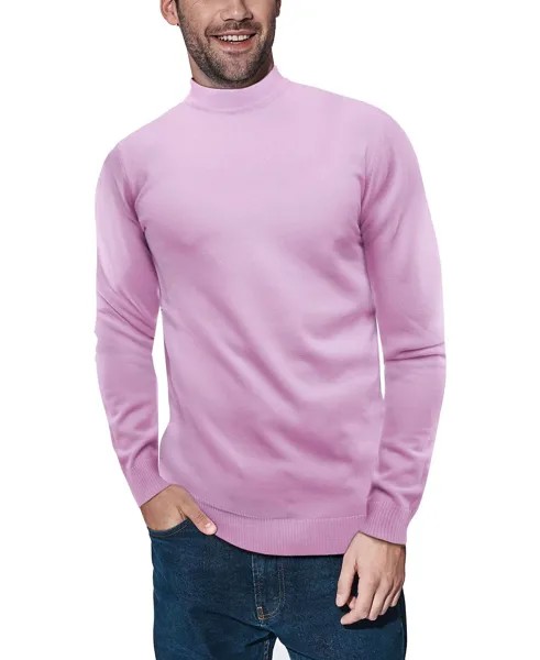 Мужской базовый пуловер средней плотности с воротником-стойкой X-Ray
