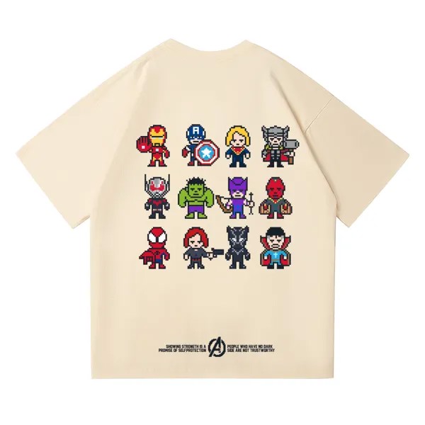 Футболка унисекс MARVEL, Бургундия