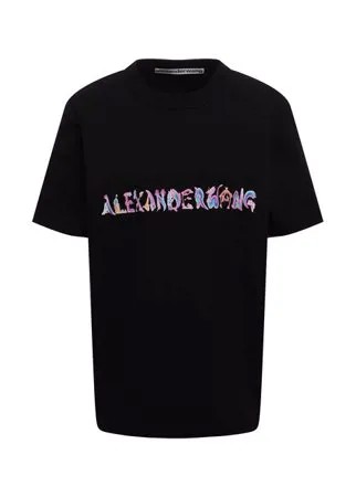 Хлопковая футболка Alexander Wang