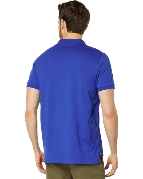 Поло U.S. POLO ASSN. Solid Jersey Polo Shirt, цвет Blue Raft