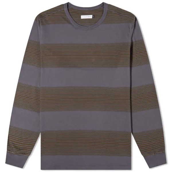 Футболка Pop Trading Company Long Sleeve Bold Stripe, серый