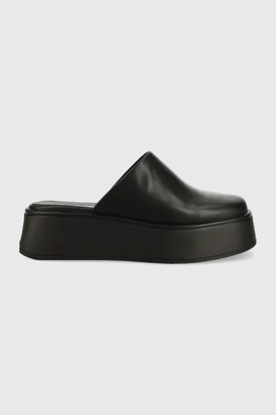 Кожаные тапочки COURTNEY Vagabond Shoemakers, черный