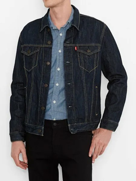 Классическая джинсовая куртка Levi-#39;s Denim Trucker Rinse 72334-0134