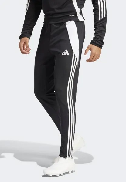 Брюки для бега TIRO24 TRAINING SLIM adidas Performance, цвет black white