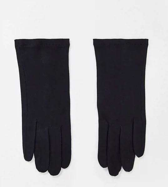 Черные перчатки My Accessories London Exclusive-Черный
