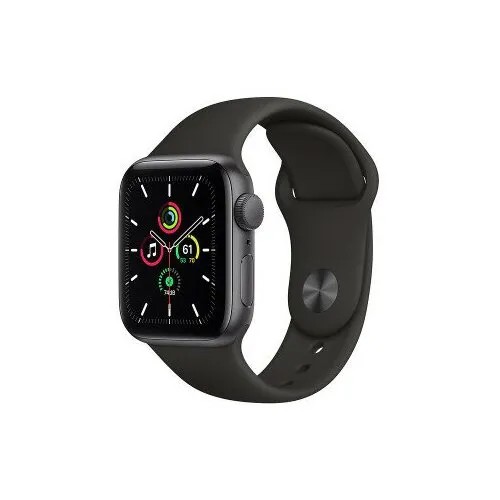 Смарт-часы Apple Watch SE 40mm Space Gray Aluminum Case with Black Sport Band