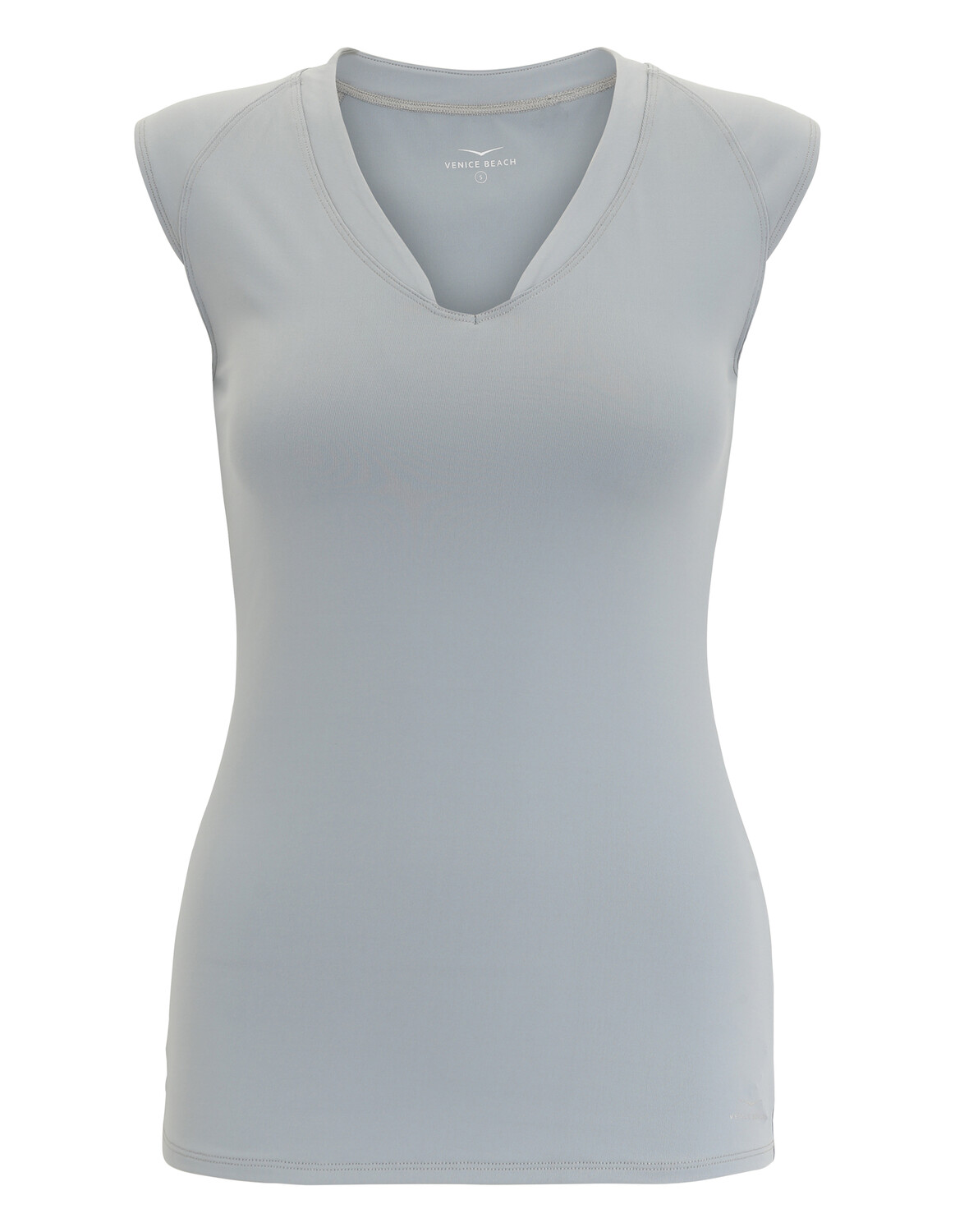 Спортивная футболка Venice Beach V Neck Shirt VB Eleam, цвет soft steel
