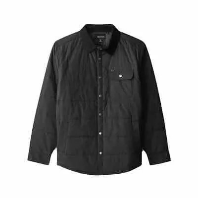 Куртка Brixton Cass (черный/черный) Ветровка на кнопках спереди
