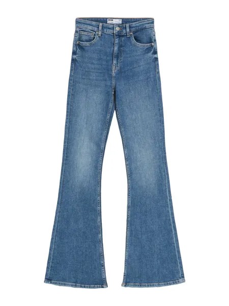 Расклешенные джинсы Bershka, синий