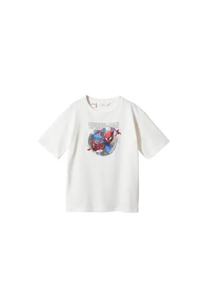 Футболка MANGO KIDS Aquahero, пестрый белый