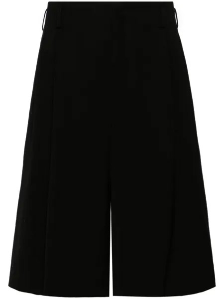 Comme des Garçons Homme Plus шорты со складками, черный