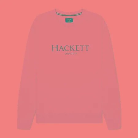 Мужская толстовка Hackett London Logo Crew Neck, цвет бежевый, размер M