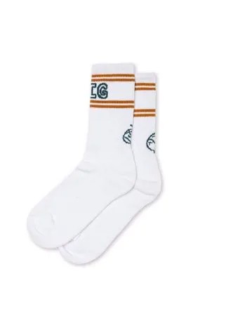 Носки POLAR SKATE CO. Big Boy Socks White / Teal / Orange 2021