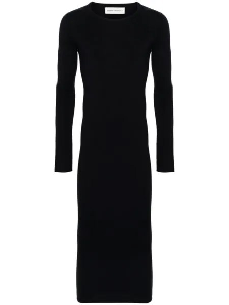 Платье макси Snake тонкой вязки extreme cashmere, синий