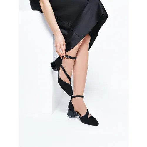 Туфли Belwest женские кожаные классические, размер 39, черный
