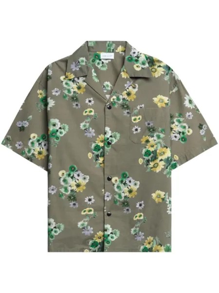 John Elliott рубашка с принтом Camo Bloom, зеленый